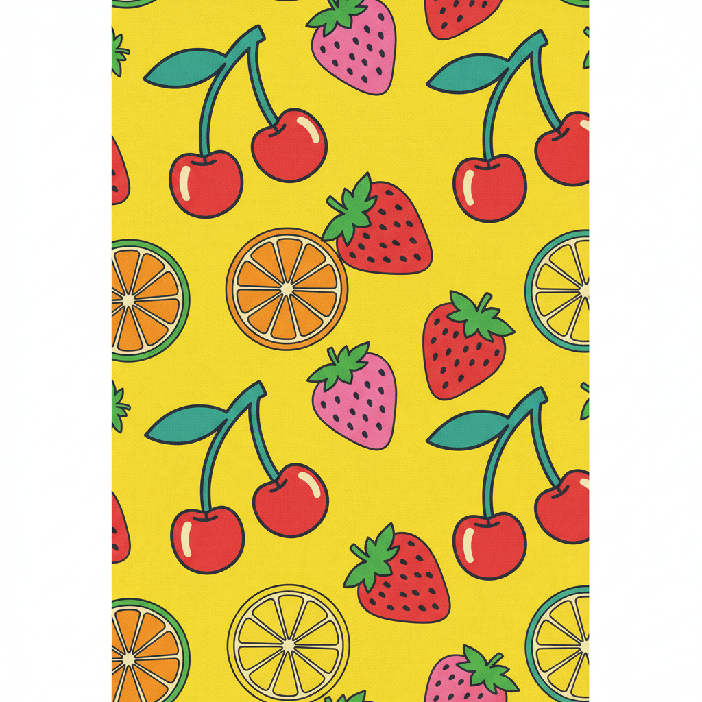 Pop Fruit Phone Wallpaper